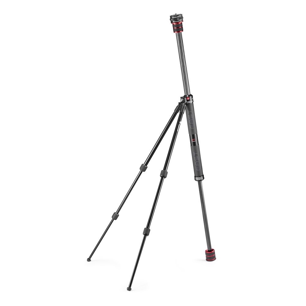 Manfrotto Gim-Pod Accessorio - Treppiede per Camera e Stabilizzatore in Alluminio Anodizzato, Gambe Rimovibili, Attacco Rapido, Ultra-leggero per CSC e Uso Dinamico