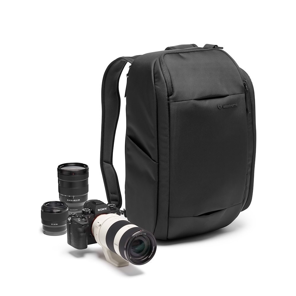 Manfrotto Advanced Hybrid Backpack M III - Borsa fotografica 3-in-1, Zaino, Borsa a Spalla, Capacità per Reflex e Laptop da 14