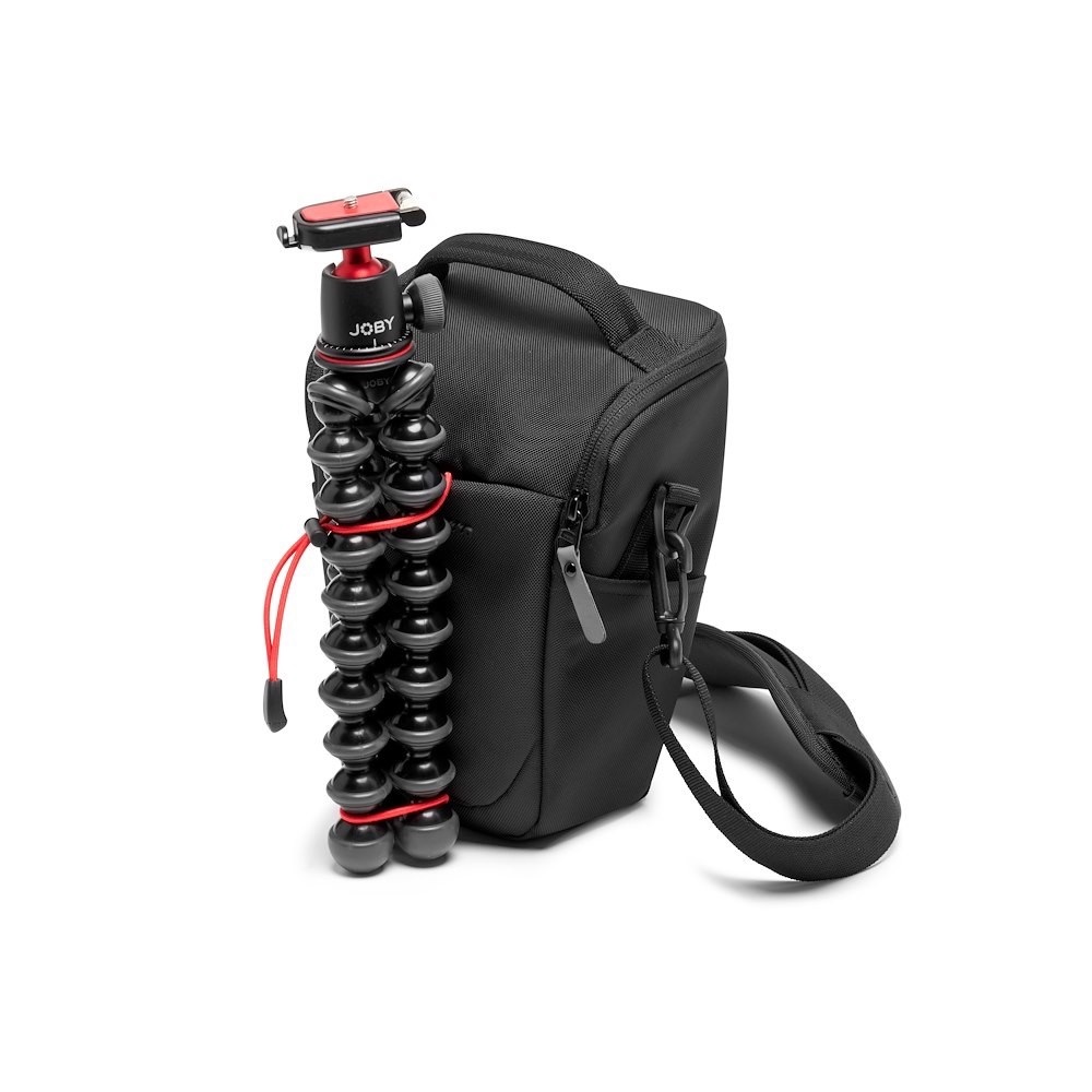Manfrotto Advanced Fondina M III - Custodia a Fondina per Fotocamera Mirrorless e SLR, Nero, con Apertura Superiore, Attacco per Treppiede e Copertura Antipioggia