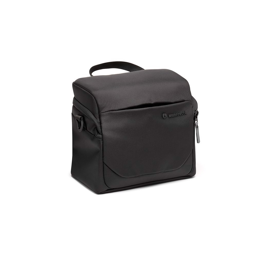 Manfrotto Advanced Borsa a Spalla L III - Borsa a tracolla per fotocamera Reflex e Mirrorless con Obiettivo, Rivestimento Idrorepellente e Copertura Antipioggia
