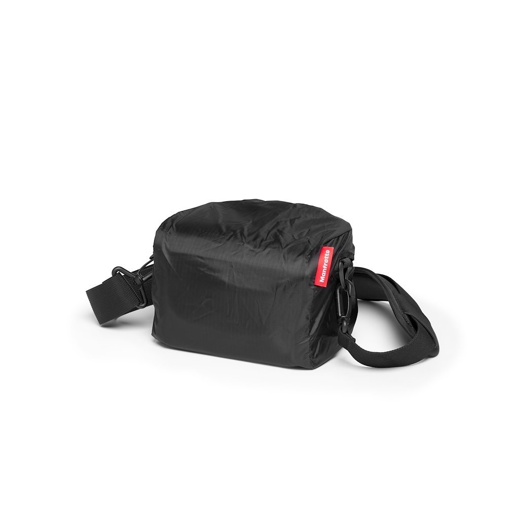 Manfrotto Advanced Shoulder Bag XS III - Borsa da spalla per fotocamera mirrorless con 1 obiettivo, copertura antipioggia, divisori imbottiti e attacco per treppiede - Nero