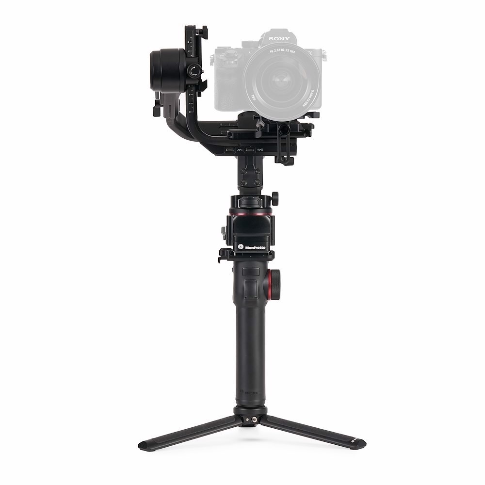 Manfrotto MVG300XM Stabilizzatore Fotocamera Portatile Modulabile a 3 Assi - Sostiene fino a 3,4 Kg, Ideale per Vlogging e Video Dinamici, Colore Nero