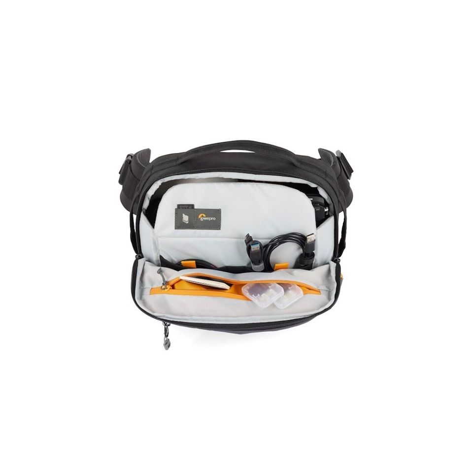 Lowepro Trekker Lite SLX 120 Zaino per Fotocamera Grigio con Tasca per Tablet, Attacco per Treppiede e Porta Borraccia