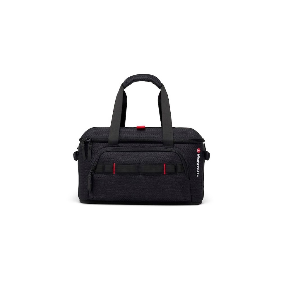 Manfrotto Pro Light Cineloader Small - Borsa a Spalla per Videocamera Professionale, Apertura Superiore, Grigio Scuro, Misura Small