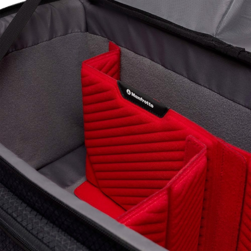 Manfrotto Pro Light Cineloader Small - Borsa a Spalla per Videocamera Professionale, Apertura Superiore, Grigio Scuro, Misura Medium