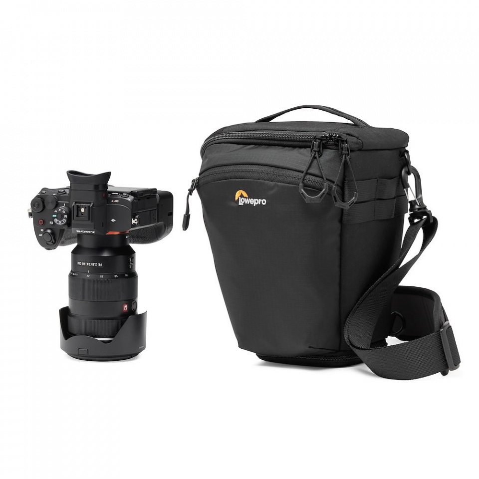 Lowepro ProTactic TLZ 70 AW III - Borsa fotografica nera per fotocamera full-frame con obiettivo 24-70 mm f/2,8