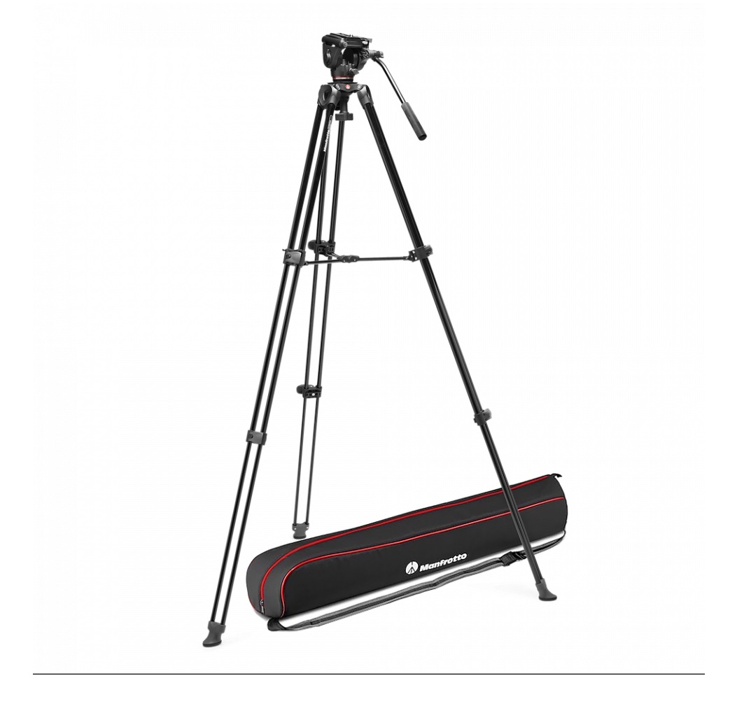 MANFROTTO Treppiede Video in Alluminio con Rotula Fluida 500X - MVK500XAM