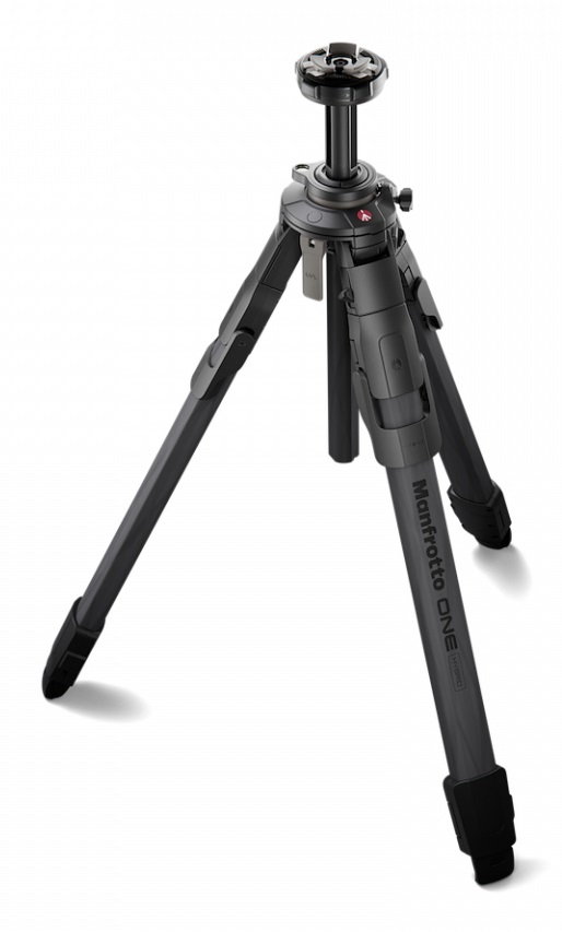 Manfrotto Treppiede Ibrido in Fibra di Carbonio - Versatile per Fotografia e Videografia