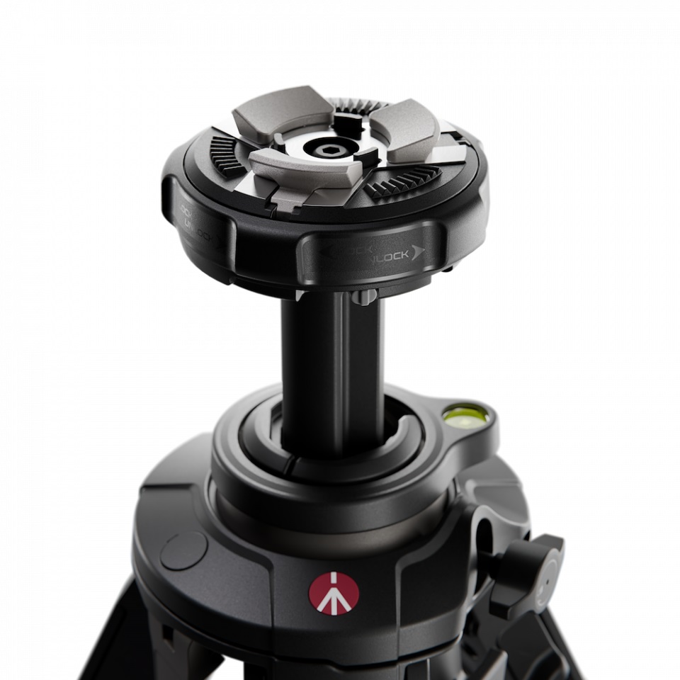 Manfrotto ONE Alu Hybrid Tripod treppiede Fotocamere digitali/film 3 gamba/gambe Nero