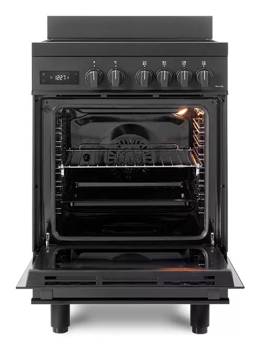 De Longhi PRO 66 MAL IN - Cucina Elettrica Induzione 4 Fuochi, Forno Elettrico Multifunzione 74L, Classe A, 60x60 cm