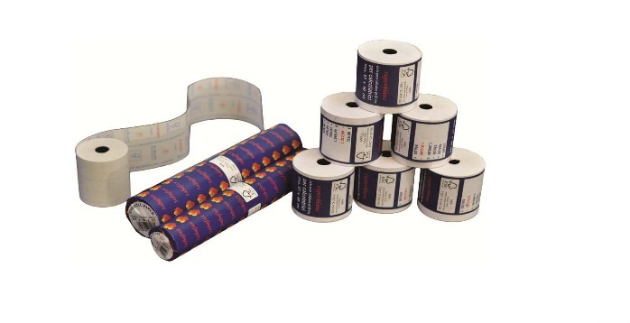 Sabacart Rotolo Registratore Cassa - Carta Termica 57,5 mm x 30 m - 55 gr - BPA Free - Blister 10 Pezzi