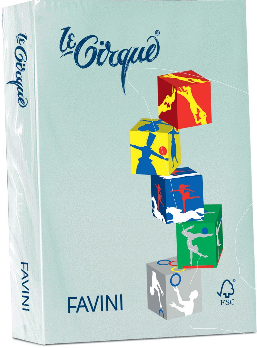 Favini Carta Le Cirque A4 80 g/m² Verde Pistacchio Pastello 102 - 500 Fogli - Acid Free e Chlorine Free
