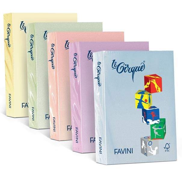 Favini Carta Le Cirque A4 80 g/m² Camoscio Pastello 105 - Risma da 500 Fogli - Acid Free e Chlorine Free