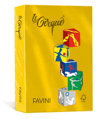 Favini Le Cirque Carta Colorata A4 80 g/m² Giallo Zolfo 200 - 500 Fogli