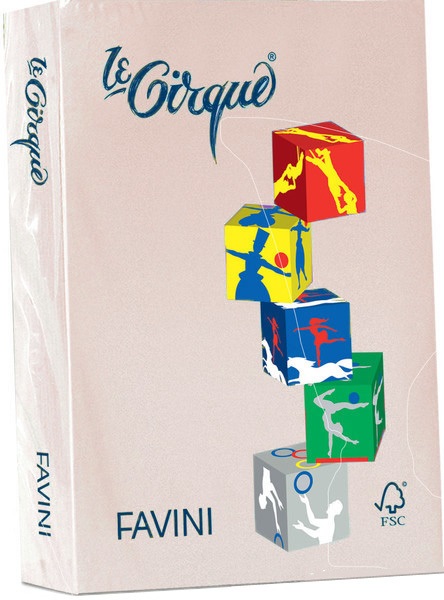 Favini Carta Le Cirque A4 160 g/m² Avorio 110 - Risma da 250 Fogli - Certificata FSC