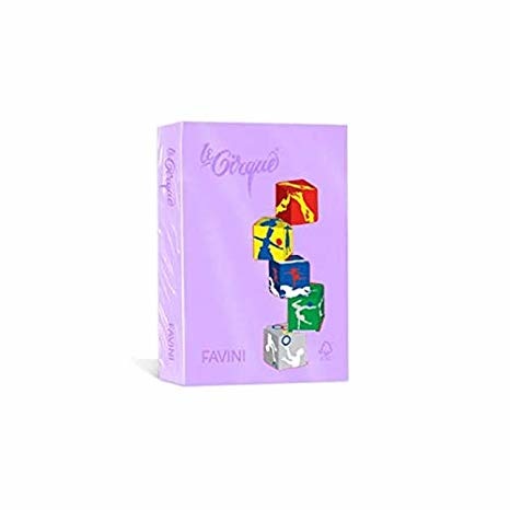 Favini Le Cirque Carta Colorata A3 Lilla 80 g/m² Risma da 500 Fogli Certificata FSC