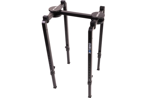 QUIK LOK WS/640 Supporto Universale per Tastiera e Mixer - Stand a T Regolabile in Altezza e Larghezza, Comodo Set da Trasporto, Colore Nero