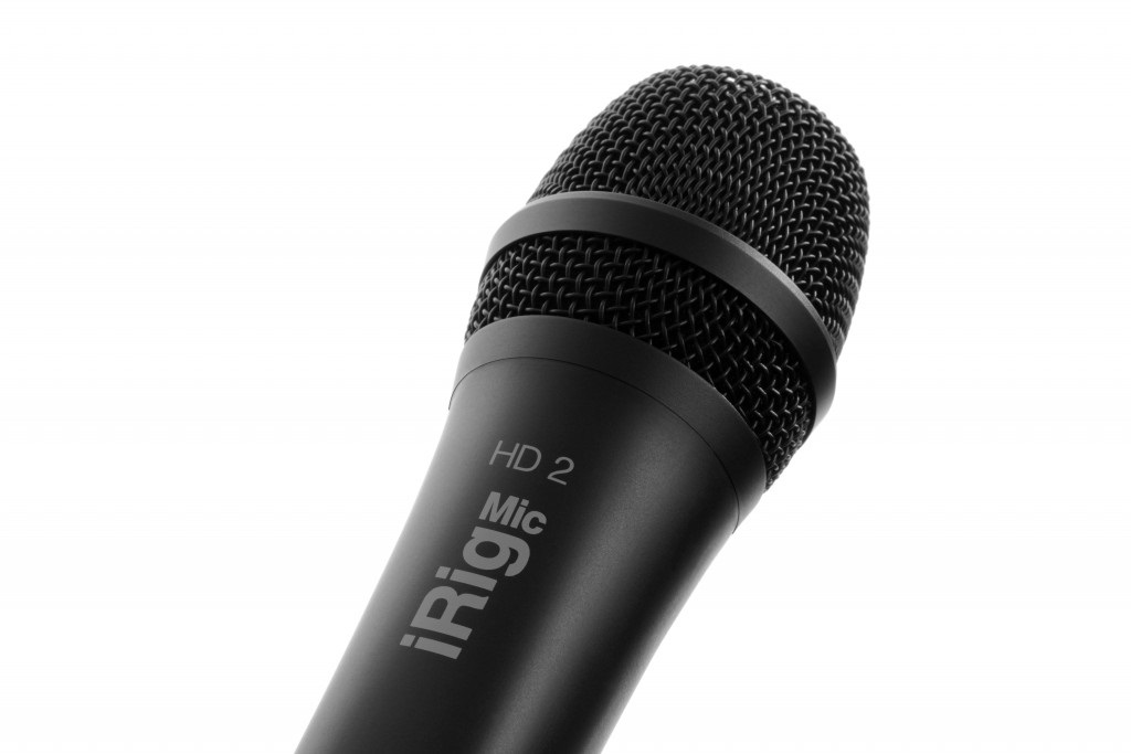 IK Multimedia iRig Mic HD 2 - Interfaccia Audio Digitale Nero per Chitarra e Smartphone