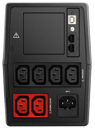 Tecnoware ERA PLUS Gruppo di Continuità (UPS) 2000VA 1400W con 6 Prese IEC, Protezione Blackout e Sbalzi di Tensione per PC, Modem e Videosorveglianza