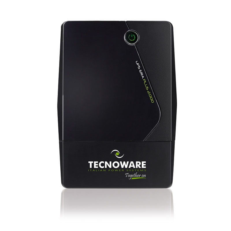 Tecnoware ERA PLUS 2100 Gruppo di Continuità (UPS) A Linea Interattiva 2,1 kVA 1470 W con 6 Prese IEC e Autonomia 10-30 Minuti