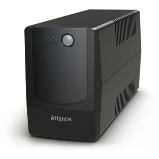Atlantis OnePower PX1100 Gruppo di Continuità (UPS) Line Interactive 1100VA/550W con AVR, Onda PseudoSinusoidale, 4 Prese IEC e Batteria 12V 9Ah