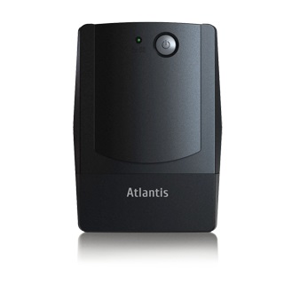 Atlantis OnePower PX1100 Gruppo di Continuità (UPS) Line Interactive 1100VA/550W con AVR, Onda PseudoSinusoidale, 4 Prese IEC e Batteria 12V 9Ah