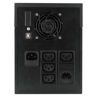 Atlantis Land OnePower 2001 UPS Line Interactive 2000VA/1200W con AVR, Pseudo Sinusoidale, 4 Prese IEC 1 Schuko, 2 Batterie 12V 10Ah, Software UPSilon 2000 Incluso
