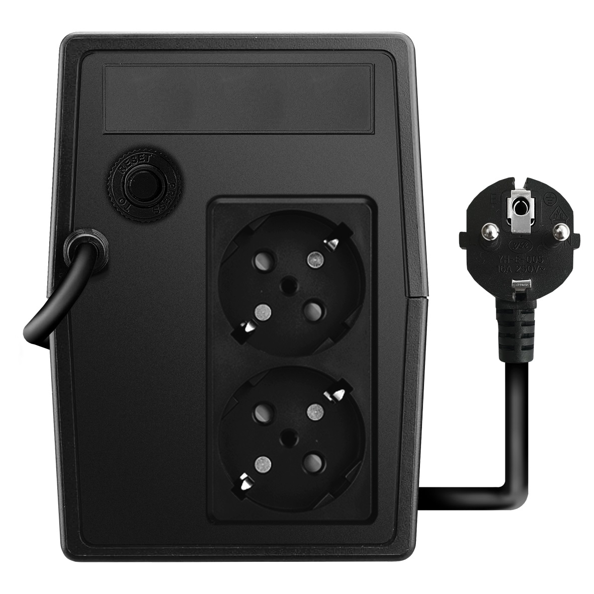 Atlantis Land A03-X1500 Gruppo di Continuità (UPS) Line Interactive 1000VA/500W con 2 Prese Schuko e Batteria 12V 4.5Ah