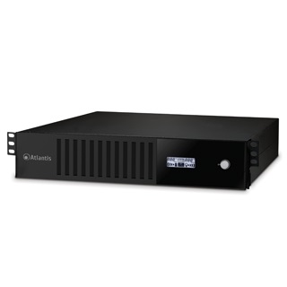 Atlantis Land A03-HP1201-RC Gruppo di Continuità (UPS) 1200VA/720W SineWave Server Rack-2U con AVR, Display LCD e 6 Prese IEC