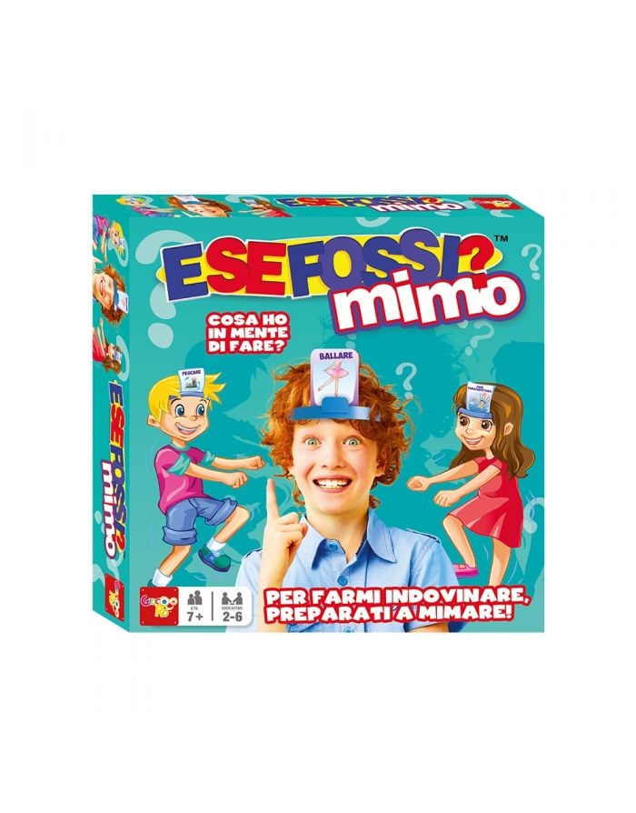 Rocco Giocattoli - E se Fossi? Mimo 7 | Gioco da Tavolo Divertente di Mimo per Indovinare