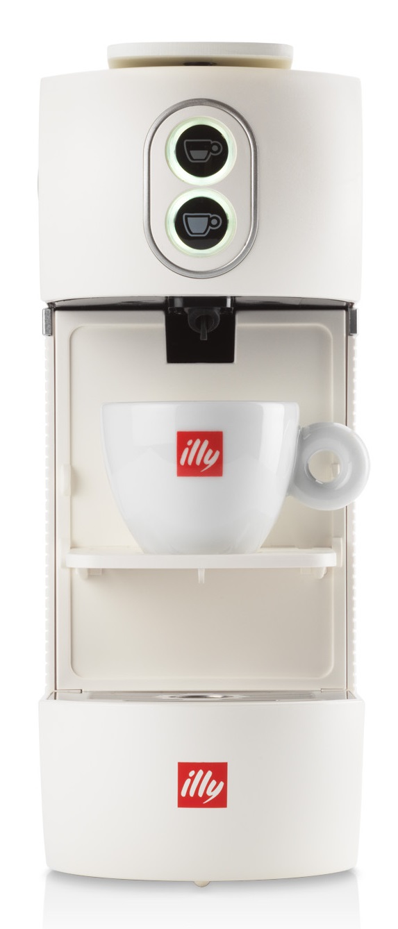 Illy Easy Macchina per Caffè a Cialde E.S.E. Automatica 1 L Bianco, 1250 W, 20 bar