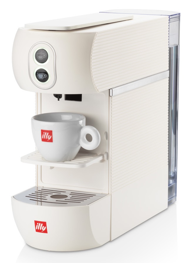 Illy Easy Macchina per Caffè a Cialde E.S.E. Automatica 1 L Bianco, 1250 W, 20 bar