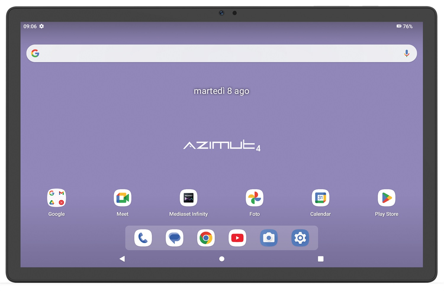 Mediacom SmartPad 4 Tablet 10.5'' 4G LTE, 128 GB, 6 GB RAM, Android 13, Risoluzione 1200 x 1920, Grigio