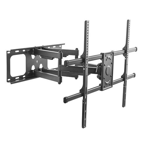 LINK LKBR45 Staffa a Muro per TV da 60 a 100 pollici, fino a 75 kg, VESA 800x600, Estensione 635mm, Nero
