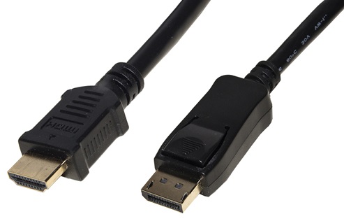 Link LKCDPH18 Cavo DisplayPort 1.2 a HDMI 1.4 - 1,8 m - 4Kx2K 60Hz - Contatti Dorati