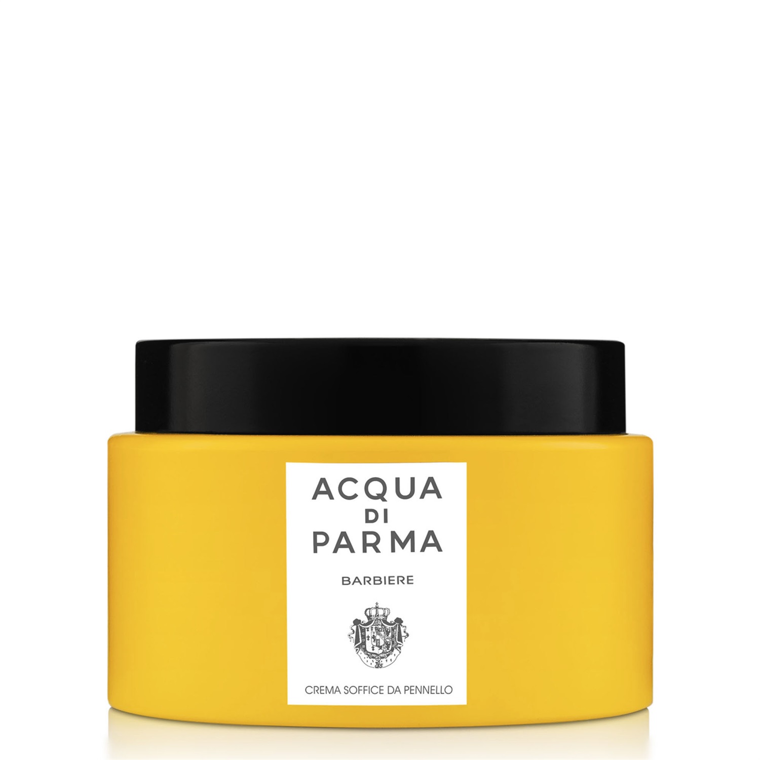Acqua di Parma Crema da Rasatura Soffice da Pennello 125 g - Formula Idratante con Olio di Melograno