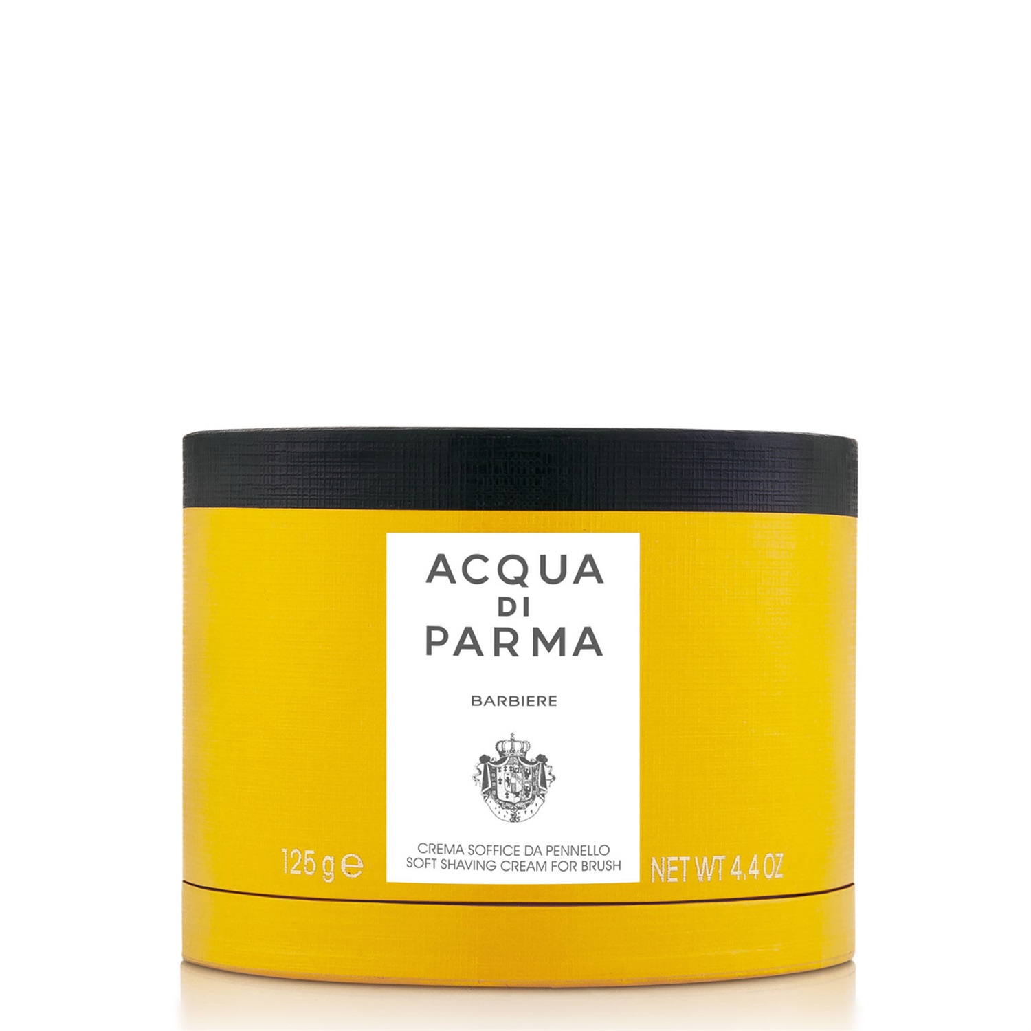 Acqua di Parma Crema da Rasatura Soffice da Pennello 125 g - Formula Idratante con Olio di Melograno
