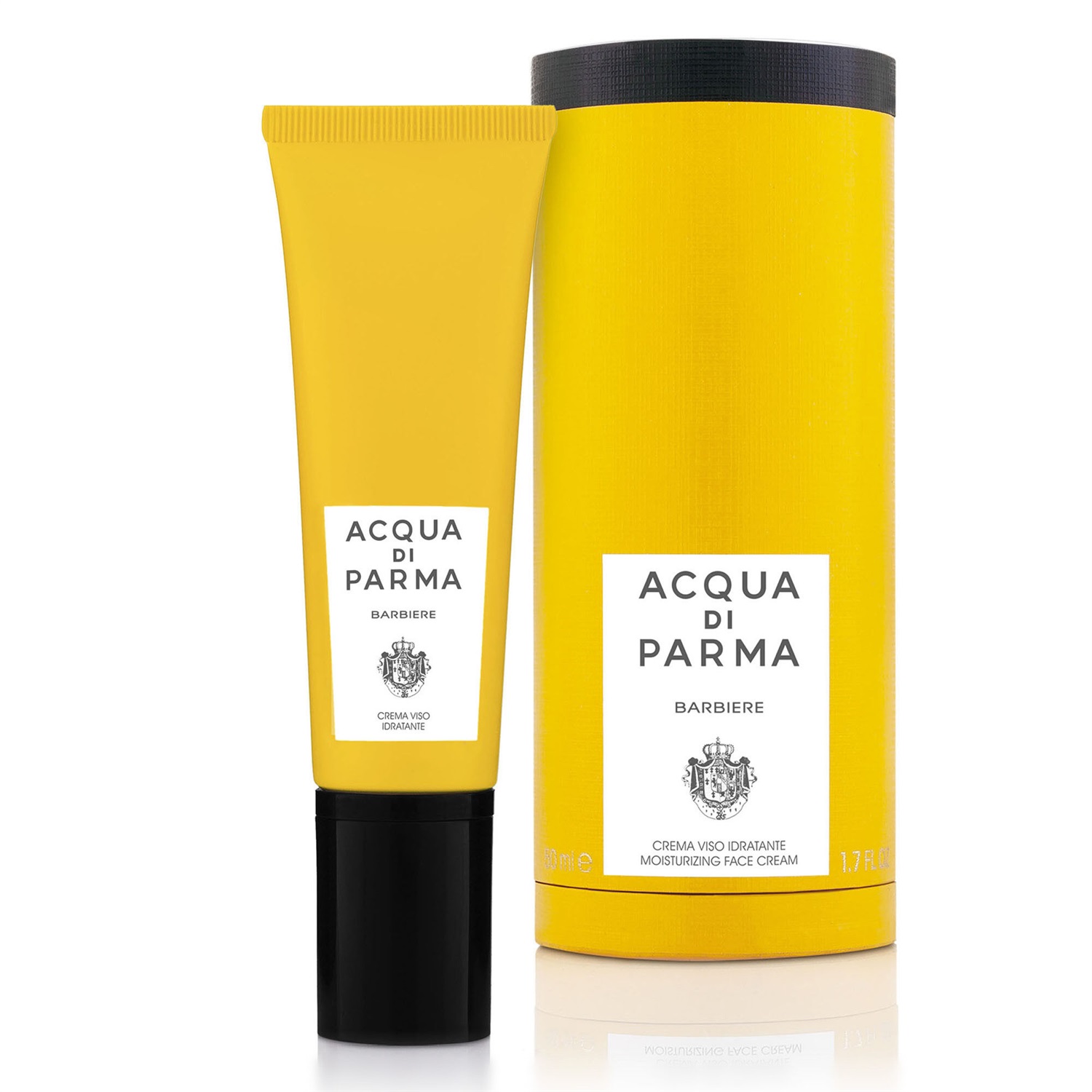 Acqua di Parma Collezione Barbiere Crema Viso Idratante 50 ml - Formula Leggera e Non Grassa, Arricchita con Estratti Vegetali