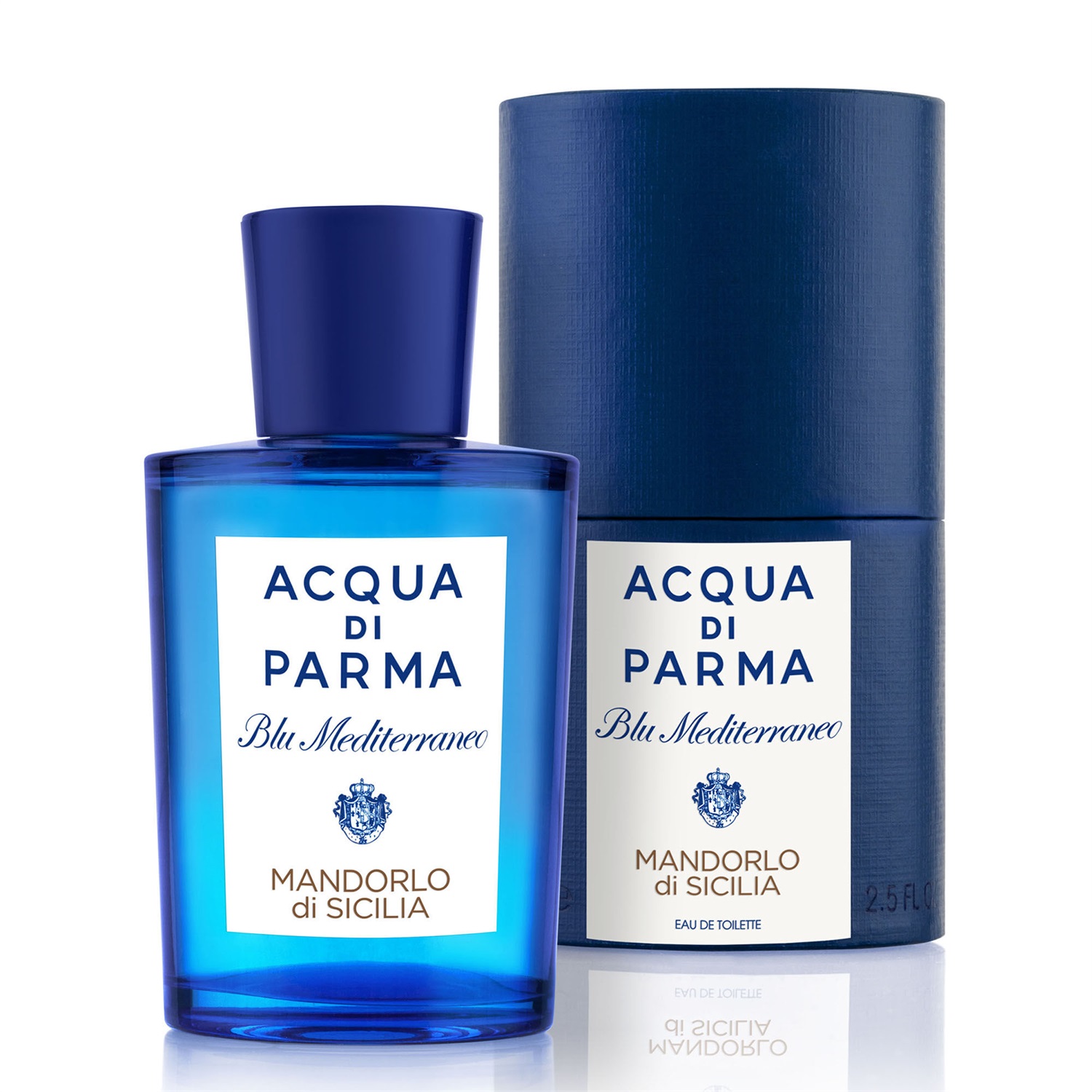 Acqua di Parma Blu Mediterraneo Mandorlo di Sicilia Eau de Toilette Unisex 75 ml - Fragranza Floreale Orientale con Note di Anice Stellato, Bergamotto e Mandorla