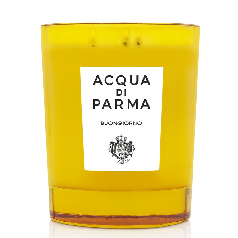 Acqua di Parma Buongiorno - Candela Profumata 500 g con Aromi Freschi della Campagna Italiana