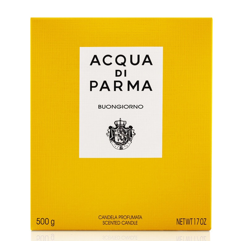 Acqua di Parma Buongiorno - Candela Profumata 500 g con Aromi Freschi della Campagna Italiana