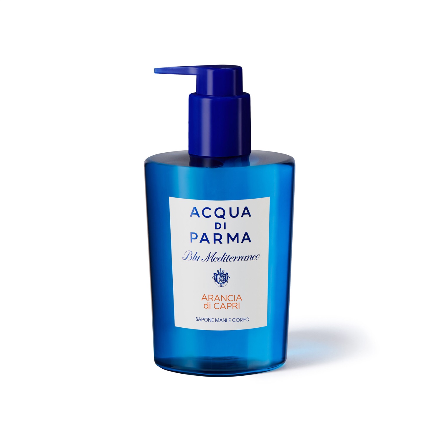 Acqua di Parma Blu Mediterraneo Arancia di Capri Sapone Mani e Corpo 300 ml - Detergente con Note di Arancia, Mandarino e Limone