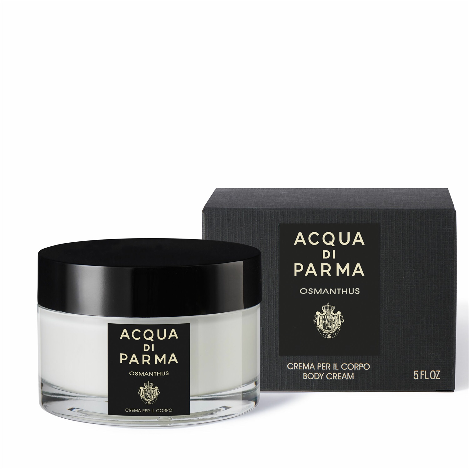 Acqua di Parma Crema per il Corpo Osmanthus 150 ml - Texture Soffice e Ricca con Glicerina e Burro di Karité