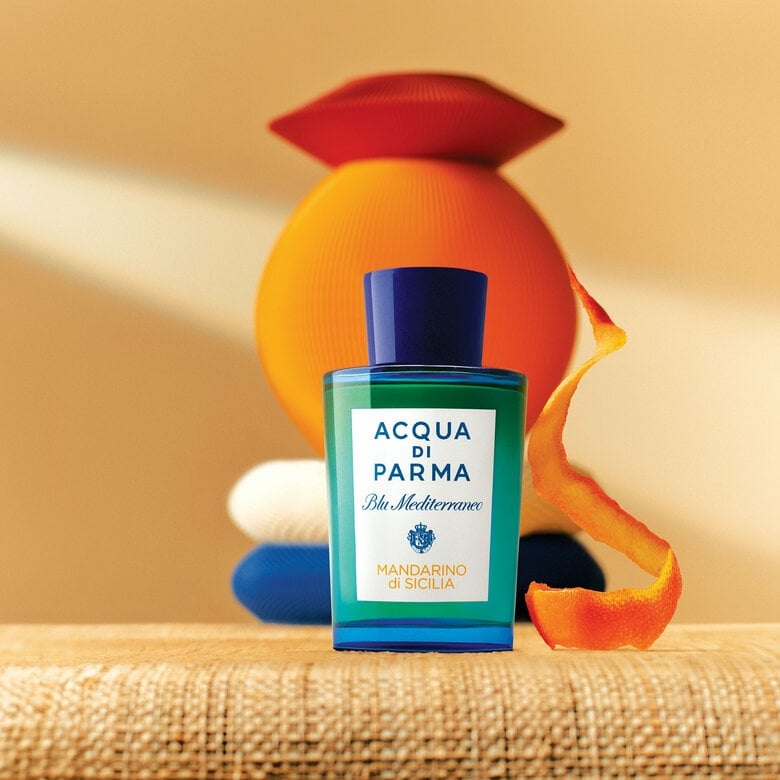 Acqua di Parma Mandarino di Sicilia Eau de Toilette Unisex 180 ML - Fragranza Agrumata con Note di Mandarino Verde e Arancia Rossa