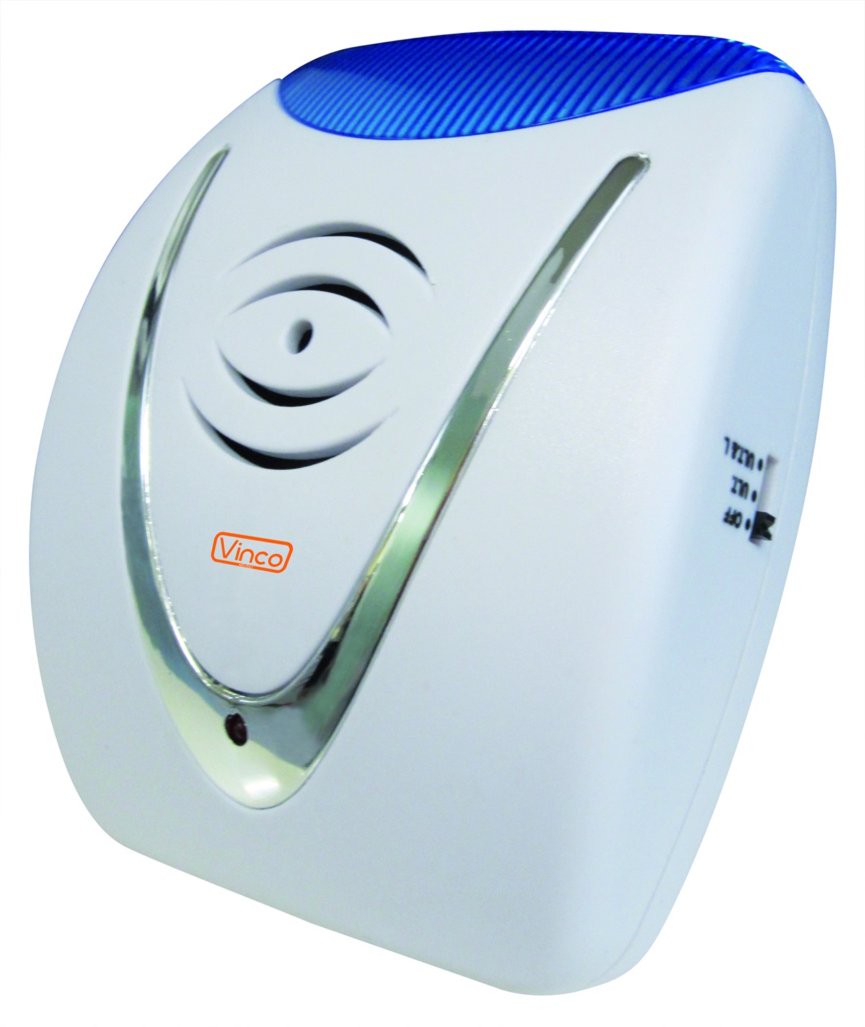 Vinco Scaccia Insetti Elettrico GX07 - Repellente Ultrasuoni 20/40Hz, Senza Chimici e Odori