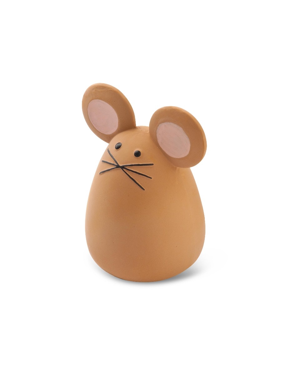 UNITED PETS Happy Farm Tato - Gioco Topo per Cani in Lattice Naturale, Marrone, Taglia Unica, Atossico con Fischietto