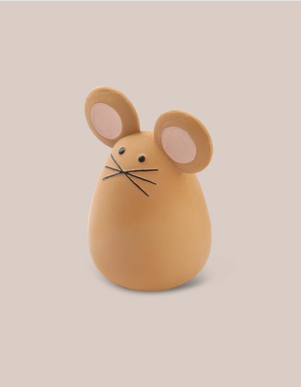 UNITED PETS Happy Farm Tato - Gioco Topo per Cani in Lattice Naturale, Marrone, Taglia Unica, Atossico con Fischietto