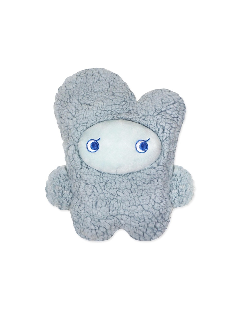 United Pets AromaStories Nocetto - Peluche Antistress per Cani Turchese con Squeaker e Essenza Calmante, 22 x 23 cm