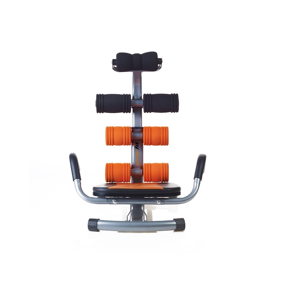 Toorx AB Smart - Panca per Addominali Ergonomica con Seduta Imbottita e Poggiatesta Regolabile