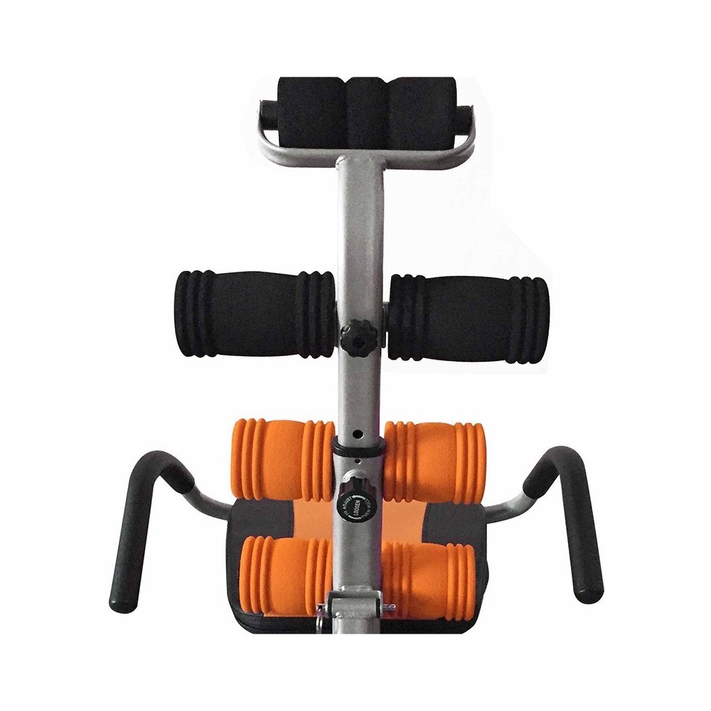 Toorx AB Smart - Panca per Addominali Ergonomica con Seduta Imbottita e Poggiatesta Regolabile